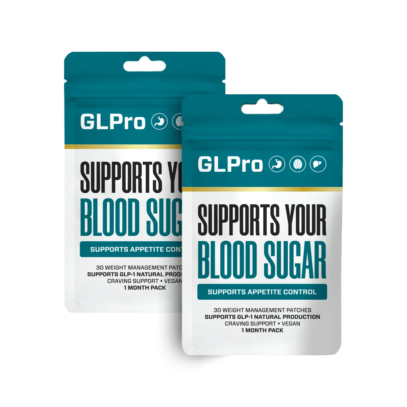 GLPro Patches 2-pack package